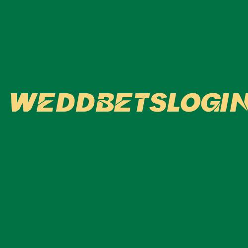 Logo da WEDDBETSLOGIN